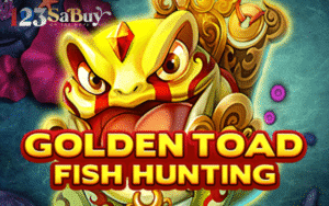 Golden toad fish hunting